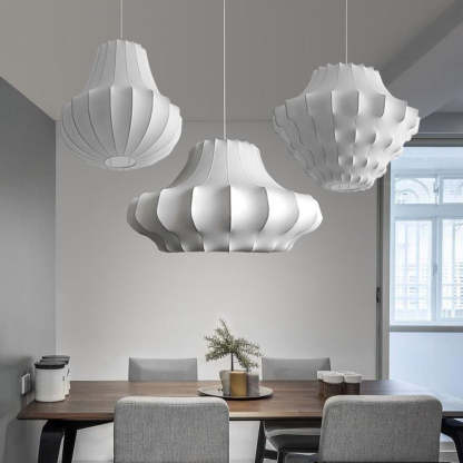 Renée Design LED Hanglamp Wit Metaal/Stof Slaap/Eet/Woonkamer