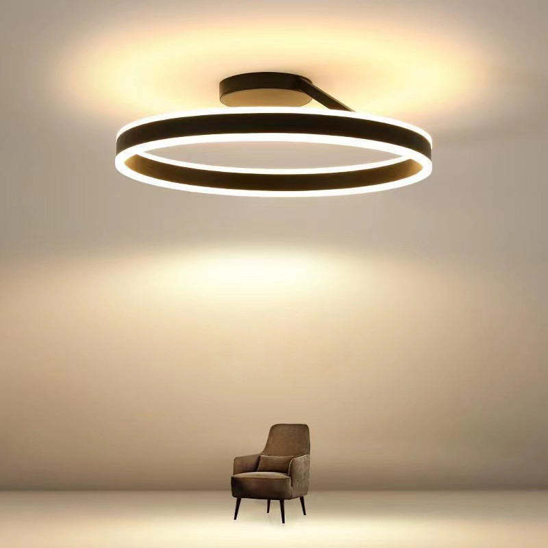Arisha Moderne Design Gouden LEDPlafondlampen Wit Zwart Metaal