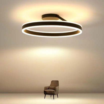 Arisha Moderne Design Gouden LEDPlafondlampen Wit Zwart Metaal
