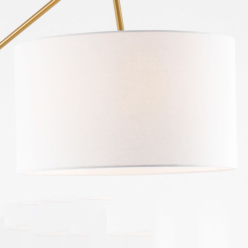 Eryn Moderne Ronde Vloerlamp Wit Metaal/Kunststof Woonkamer