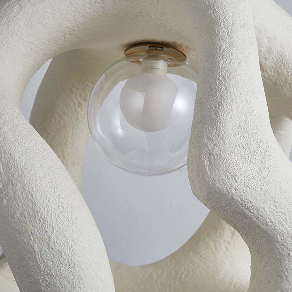 Byers Moderne Onregelmatige LED Hanglamp Wit/Zwart Resin Binnen