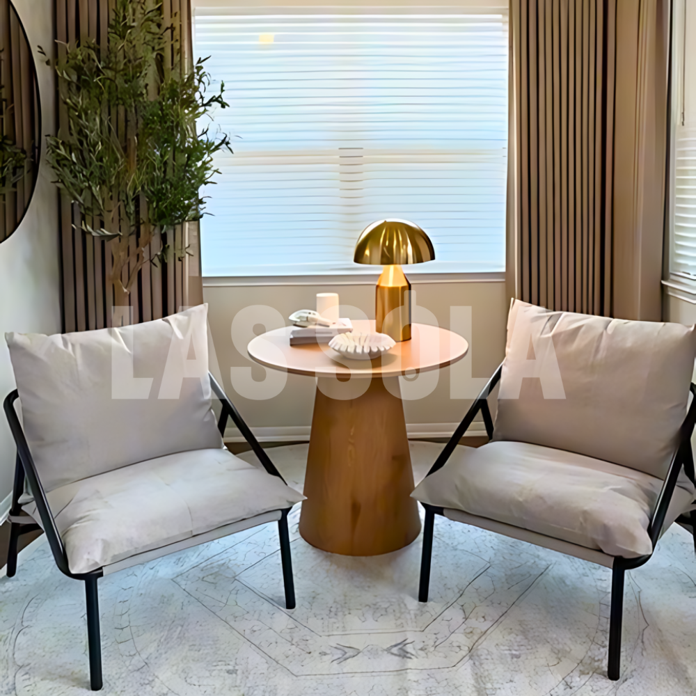 Quinn Mushroom LED Zwart Wit Goud Tafellampen Metaal Eetkamer