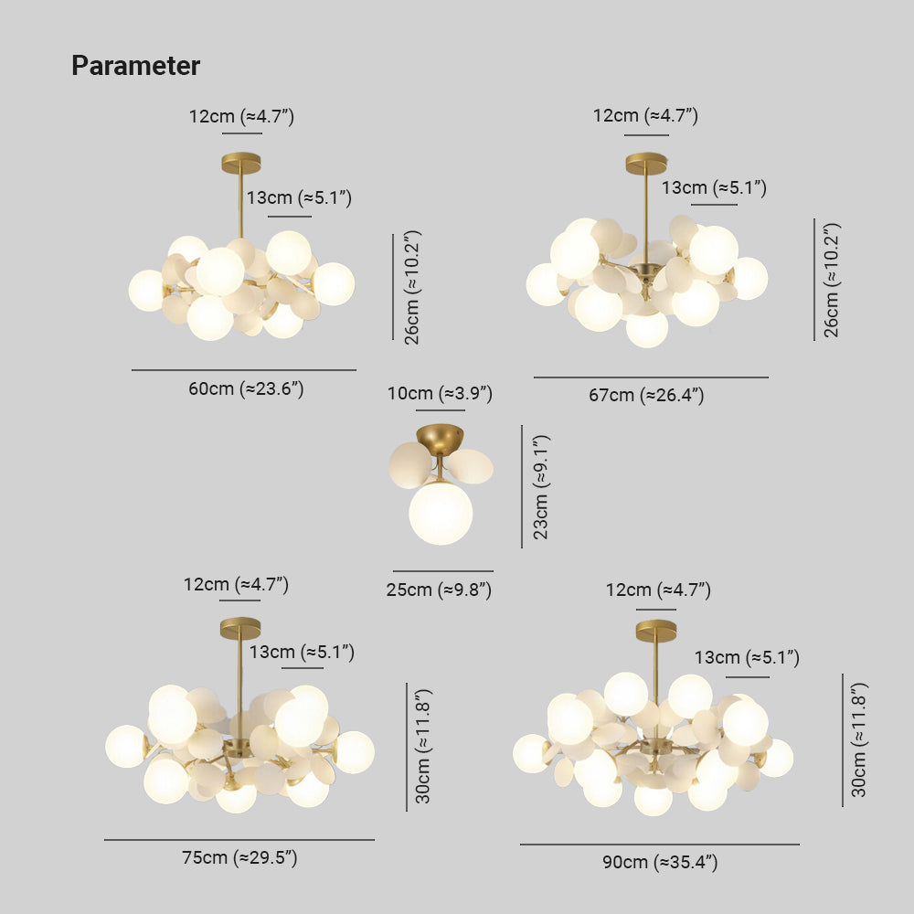 Jevon Design LED Hanglamp Acryl/Glas Woonkamer/Slaapkamer/Kinderkamer