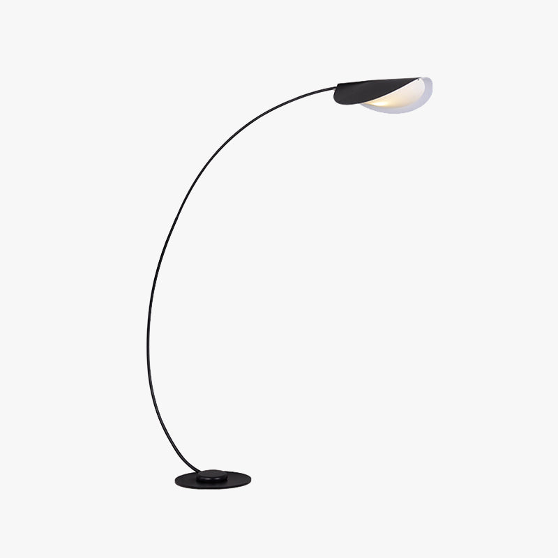 Edge Industriele LED Vloerlamp Zwart Metaal Slaapkamer Woonkamer