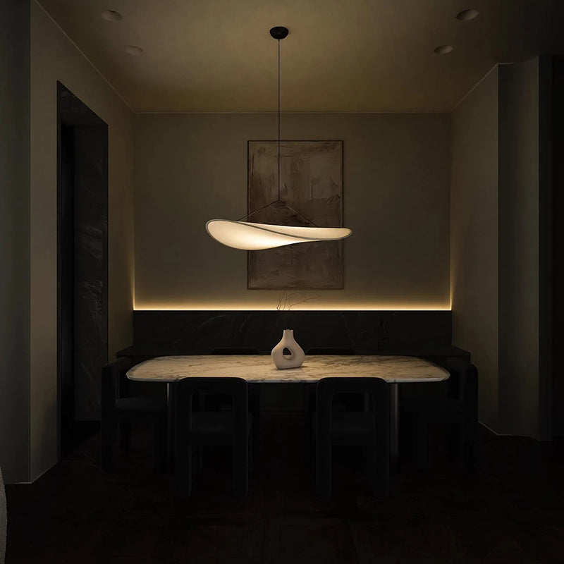 Renée Moderne LED Hanglamp Metaal/Kunstzijde Wit Slaap/Eet/Woonkamer
