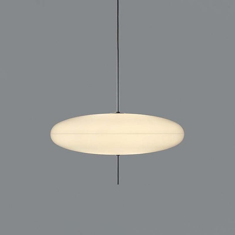 Leilani Vintage Ovaal LED Hanglampen Wit/Zwart Metaal/Acryl Slaapkamer