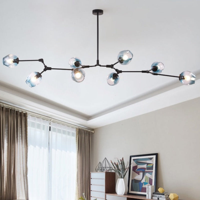 Valentina Ronde LED Hanglampen Metaal Glas Slaapkamer Woonkamer