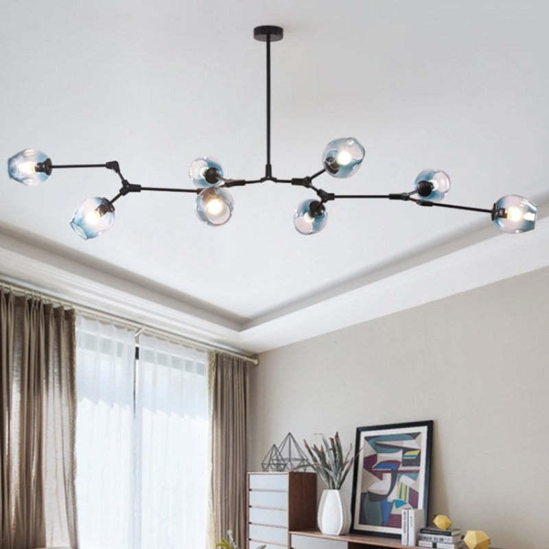 Valentina Ronde LED Hanglampen Metaal Glas Slaapkamer Woonkamer