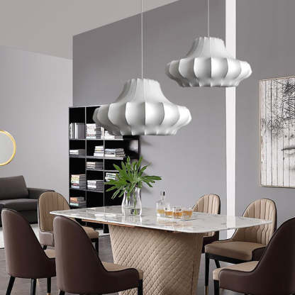 Renée Design LED Hanglamp Wit Metaal/Stof Slaap/Eet/Woonkamer
