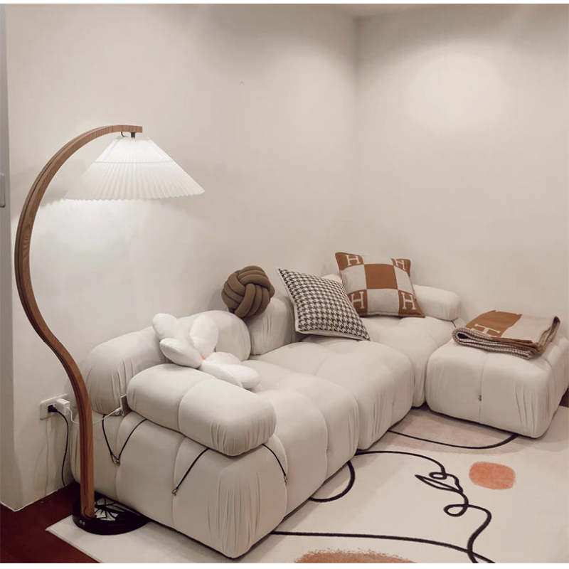 Ozawa Modern Minimalistisch Vloerlampen LED Wit Beige Koffie Slaapkamer