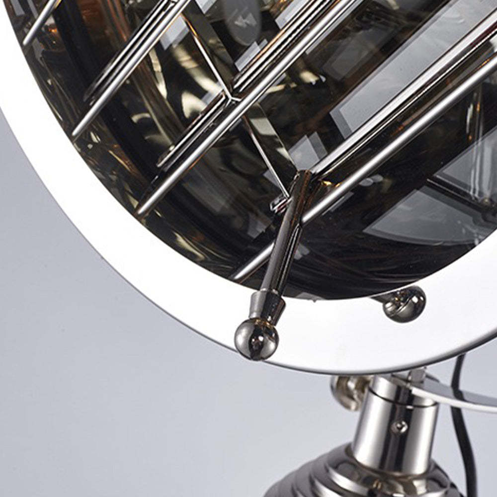 Salgado Kleine Ronde LED Vloerlamp Zwart Metaal Eetkamer Woonkamer