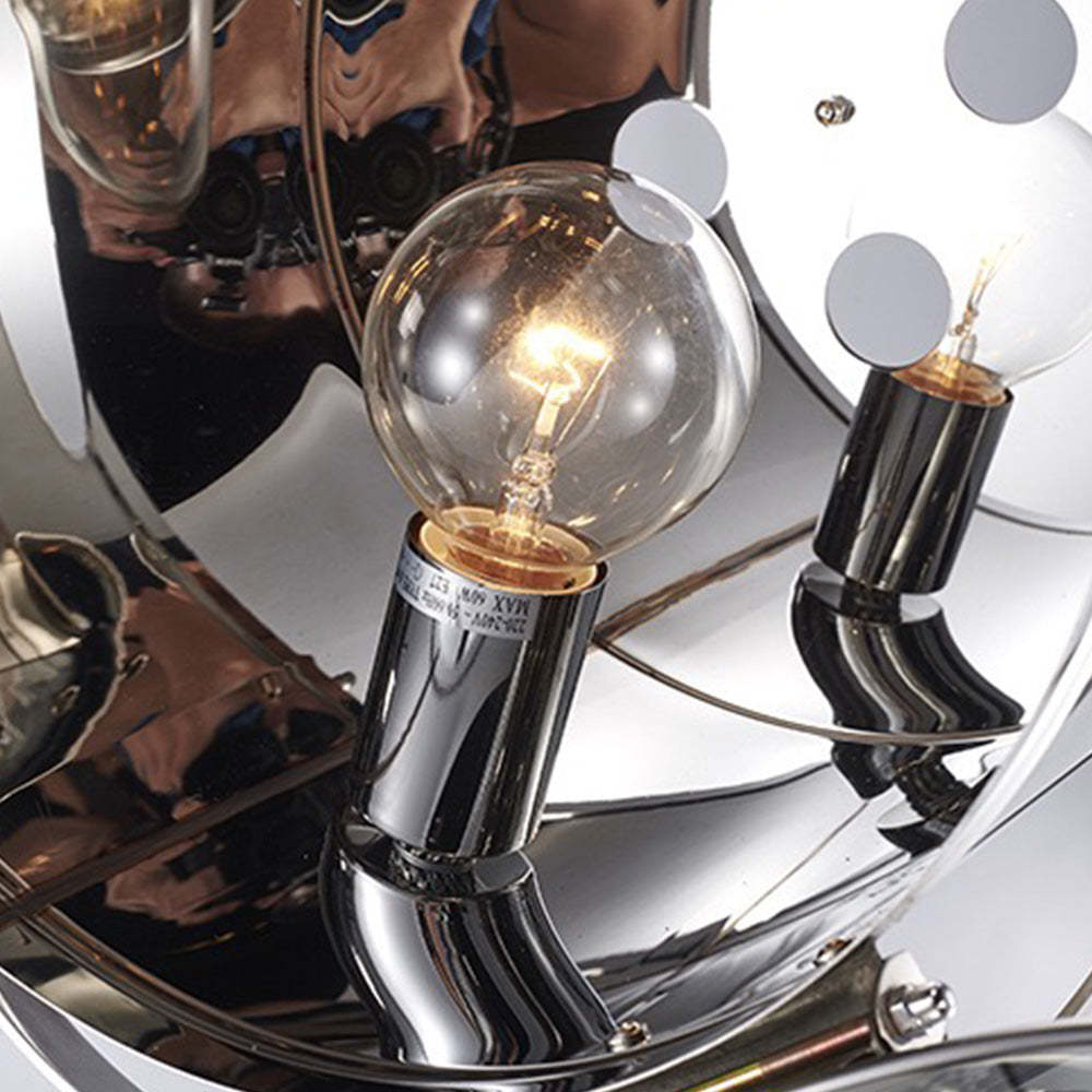 Salgado Kleine Ronde LED Vloerlamp Zwart Metaal Eetkamer Woonkamer