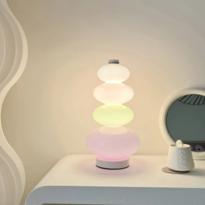 Morandi Moderne Design LED Rainbow Candy Unieke Glas Vloerlamp Metaal/Glas Slaapkamer/Woonkamer