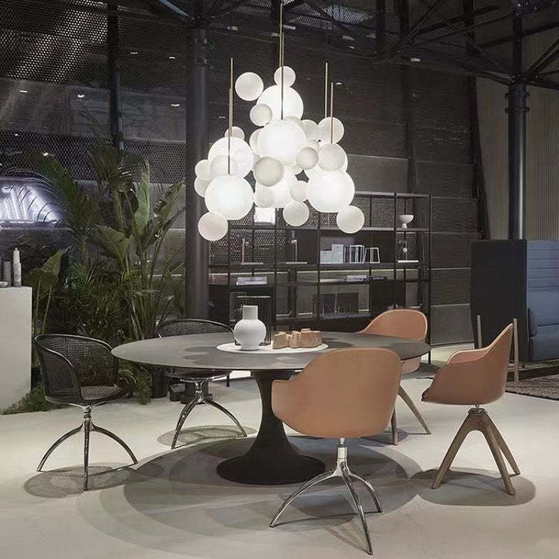 Hailie Moderne Bol LED Hanglamp Metaal/Glas Goud/Transparant Slaap/Woon/Eetkamer