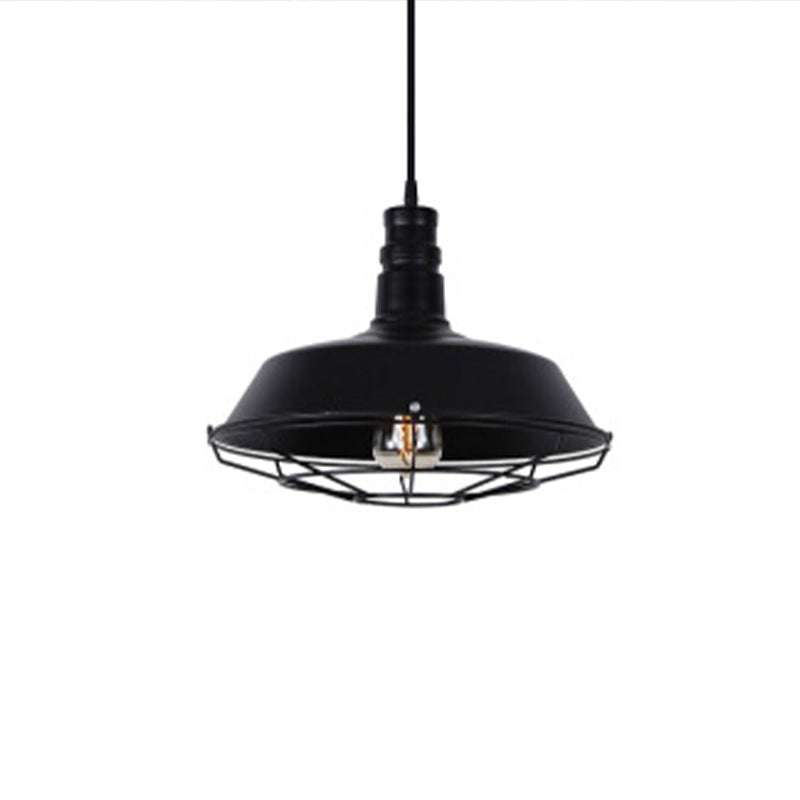 Alessio Rustieke Industriële Hanglamp Voor Zwart En Roest