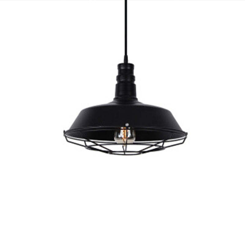 Alessio Rustieke Industriële Hanglamp Voor Zwart En Roest