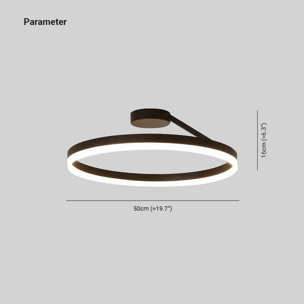 Arisha Moderne Design Gouden LEDPlafondlampen Wit Zwart Metaal