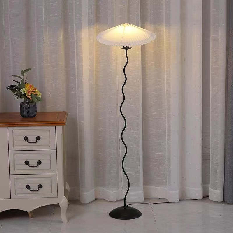 Ozawa Moderne LED Vloerlamp Rood/Oranje/Wit Metaal/Stof Woon/Eet/Slaapkamer