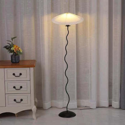 Ozawa Moderne LED Vloerlamp Rood/Oranje/Wit Metaal/Stof Woon/Eet/Slaapkamer