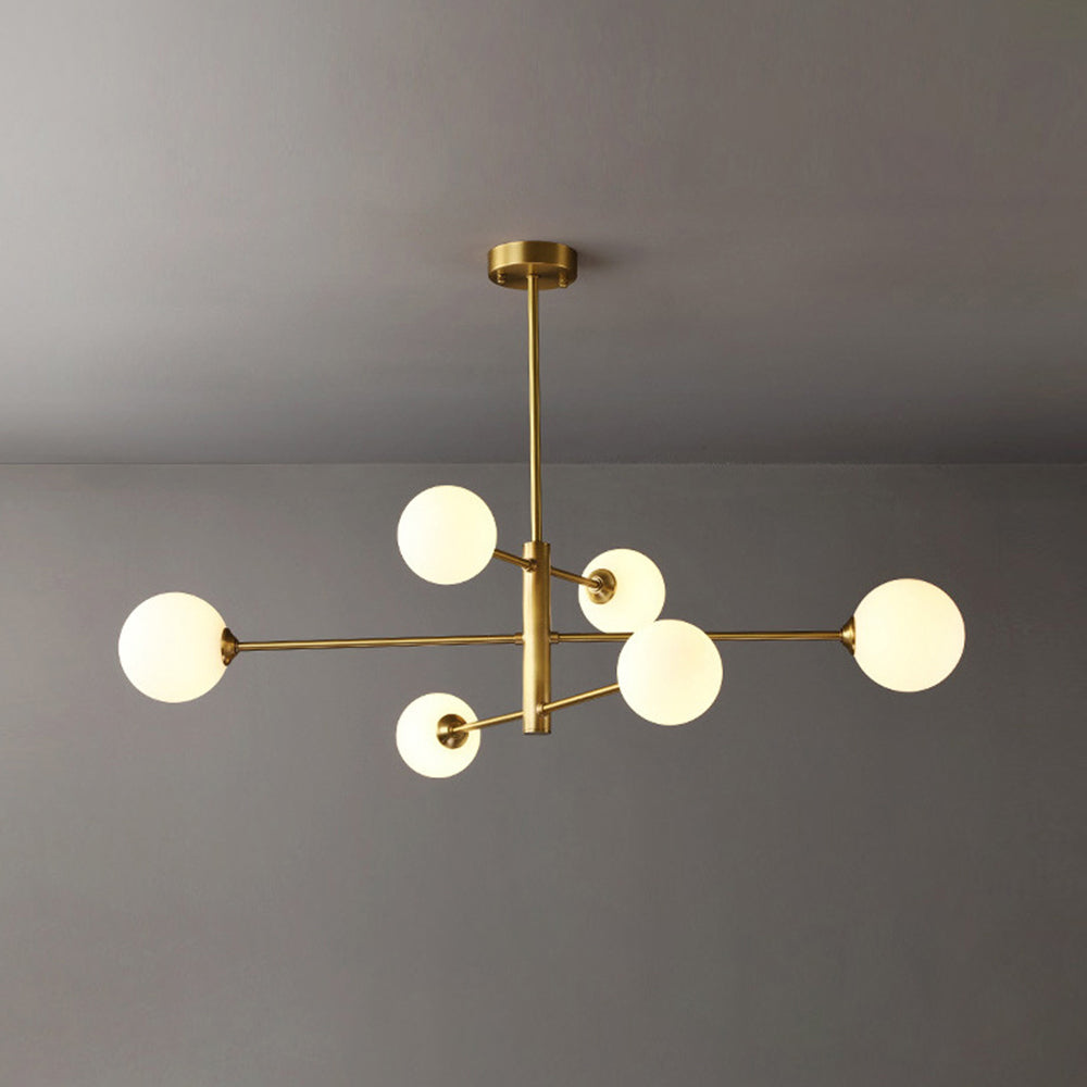 Valentina Moderne LED Hanglamp Metaal/Glas Copper/Black Slaap/Woon/Eetkamer