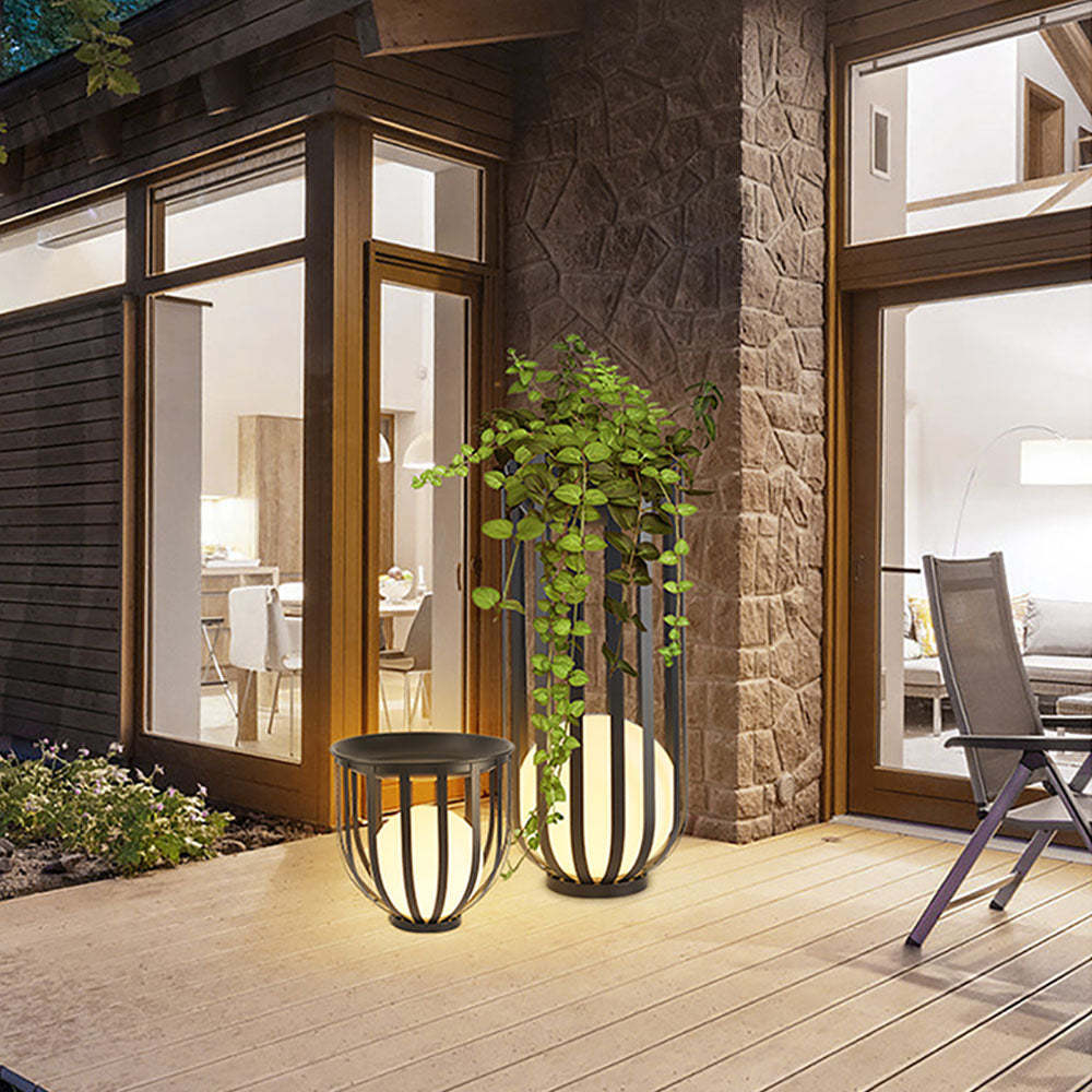 Orr Moderne LED Design Buitenlamp Metaal Zwart Tuin/Stoeprand/Balkon