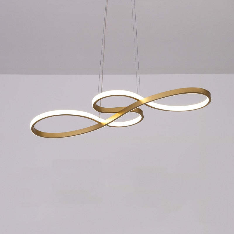 Louise Design LED Hanglamp Metal/Silicone Zwart/Wit/Goud Slaap/Eet/Woonkamer