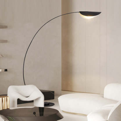 Edge Industriele LED Vloerlamp Zwart Metaal Slaapkamer Woonkamer