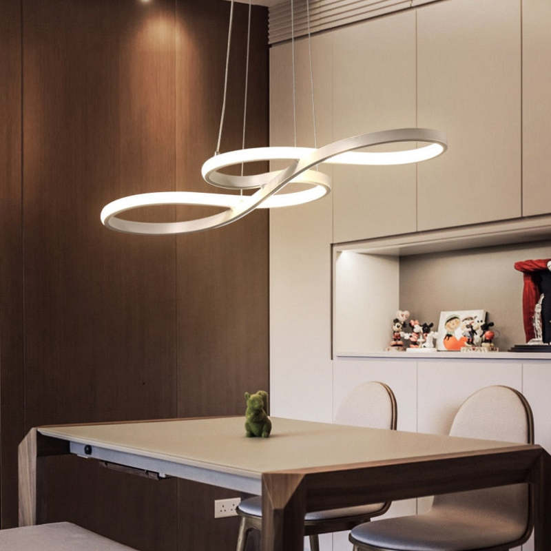 Louise Design LED Hanglamp Metal/Silicone Zwart/Wit/Goud Slaap/Eet/Woonkamer