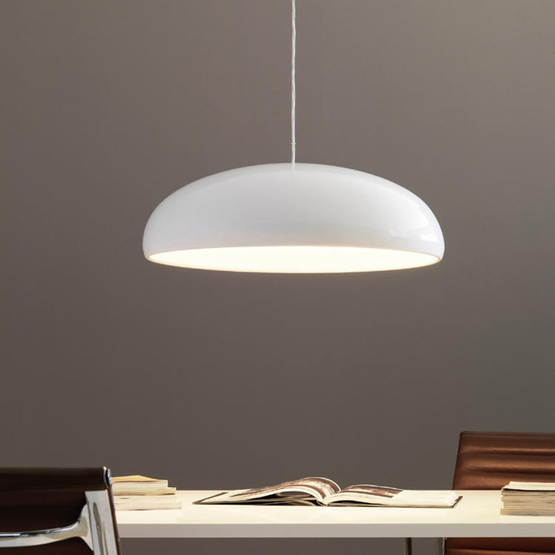 Leilani Moderne Ronde Hanglampen Wit Metaal Slaapkamer Woonkamer