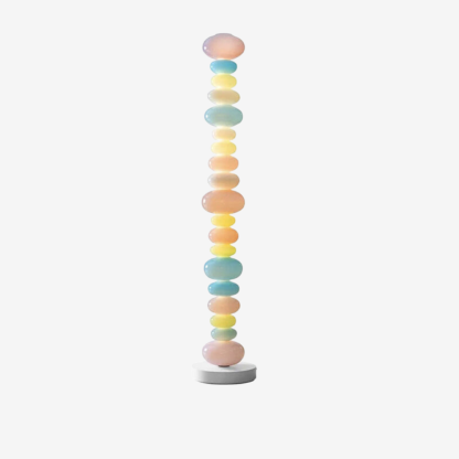 Morandi Moderne Design LED Rainbow Candy Unieke Glas Vloerlamp Metaal/Glas Slaapkamer/Woonkamer