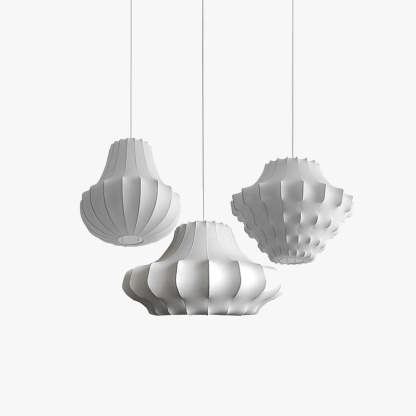 Renée Design LED Hanglamp Wit Metaal/Stof Slaap/Eet/Woonkamer