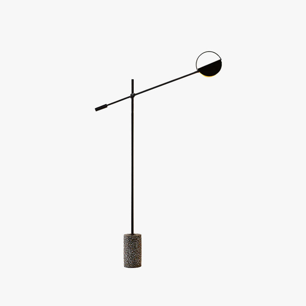 Salgado Moderne Minimalistische Vloerlamp Zwart Goud Metaal Woonkamer