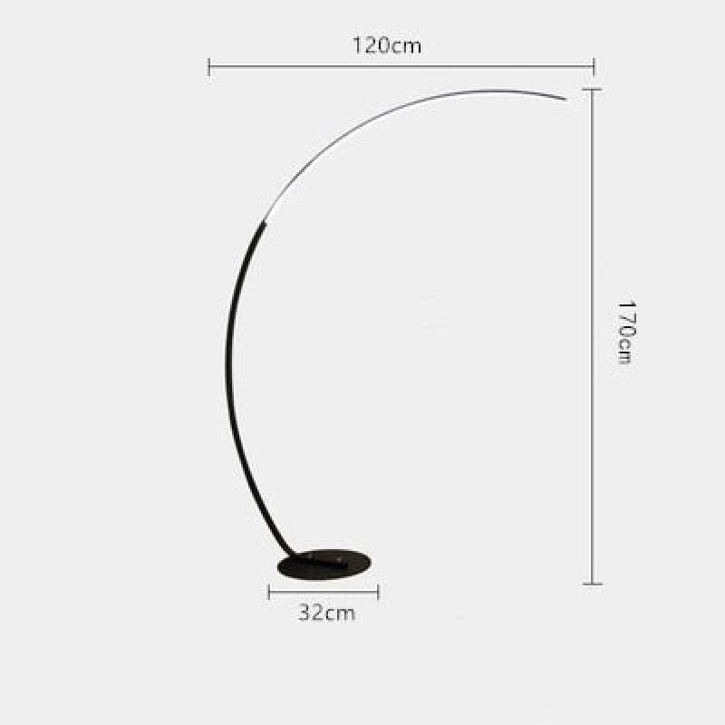 Modern Industriele LED Vloerlamp Wit/Zwart Slaap/Woonkamer Metaal&Silicium
