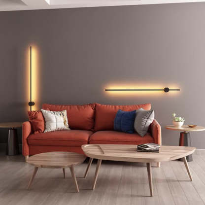 Edge Moderne Industrie Design LED Wandlamp Zwart Metaal Hal Tuin