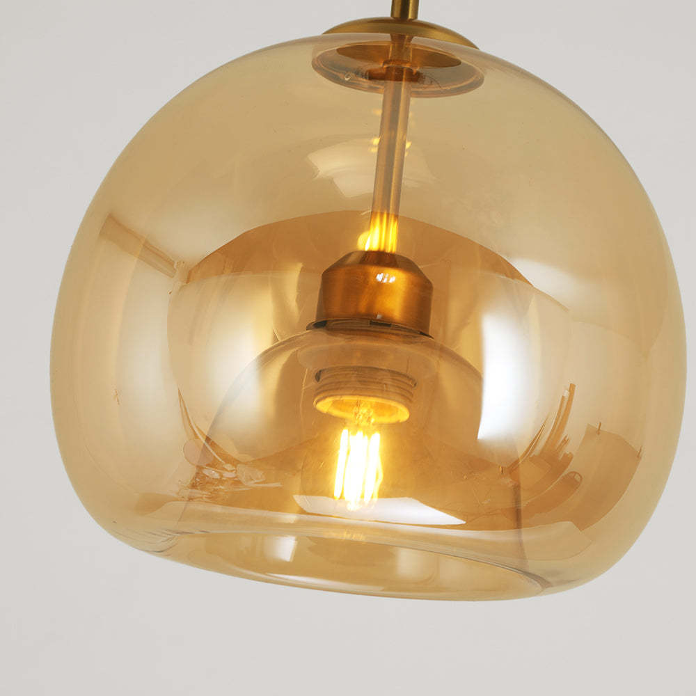 Sanna Moderne Ronde LED Plafondlamp Goud/Zwart Metaal/Glas Slaap/Eet/Woonkamer