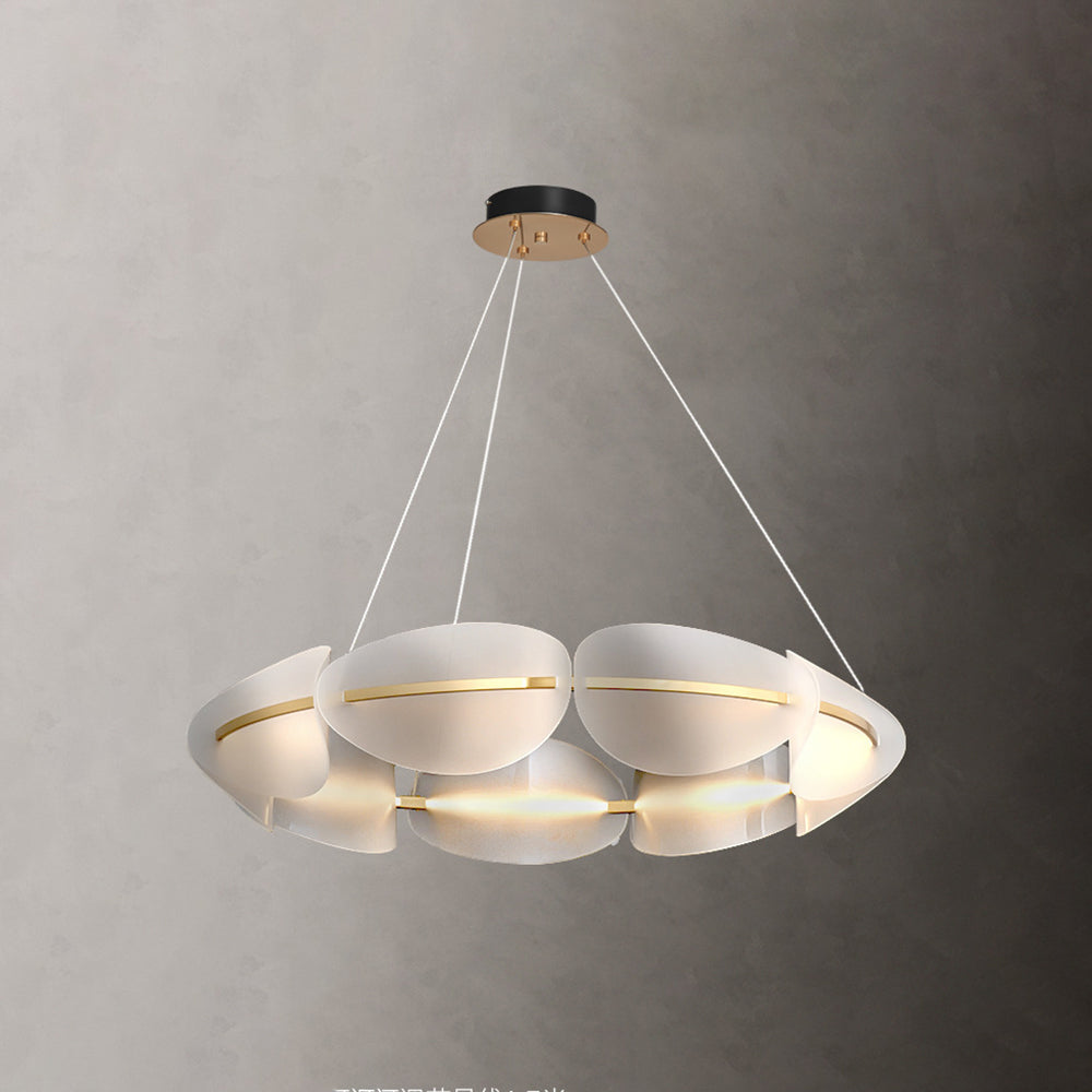 Bella Moderne Ringvormige Metalen Hanglamp Slaapkamer/Eetkamer