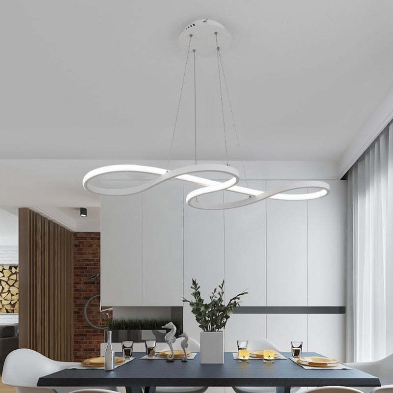 Louise Design LED Hanglamp Metal/Silicone Zwart/Wit/Goud Slaap/Eet/Woonkamer