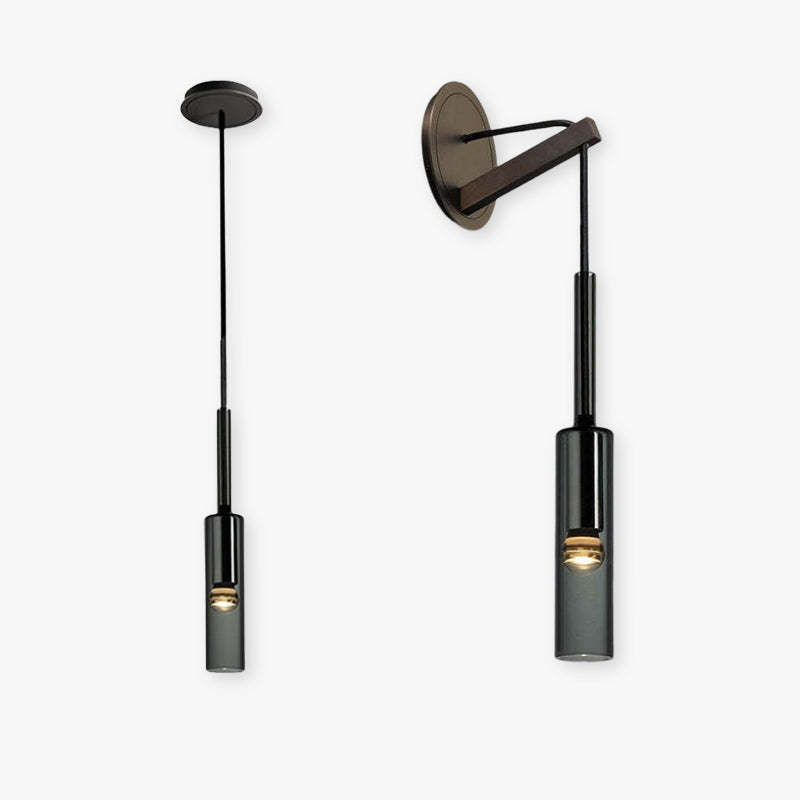 Sanna Kleine LED Hanglampen Wandlampen Zwart Glas Metaal Eetkamer