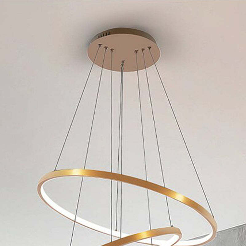 Arisha Design LED Hanglamp Gouden Wit Zwart Metaal Glas Eetkamer