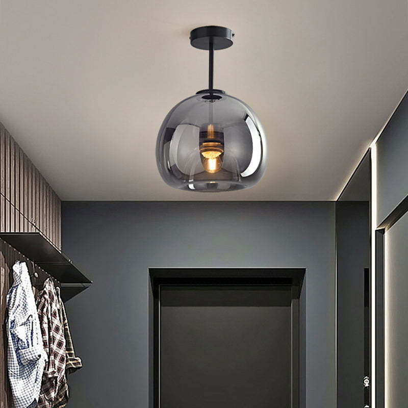 Sanna Moderne Ronde LED Plafondlamp Goud/Zwart Metaal/Glas Slaap/Eet/Woonkamer