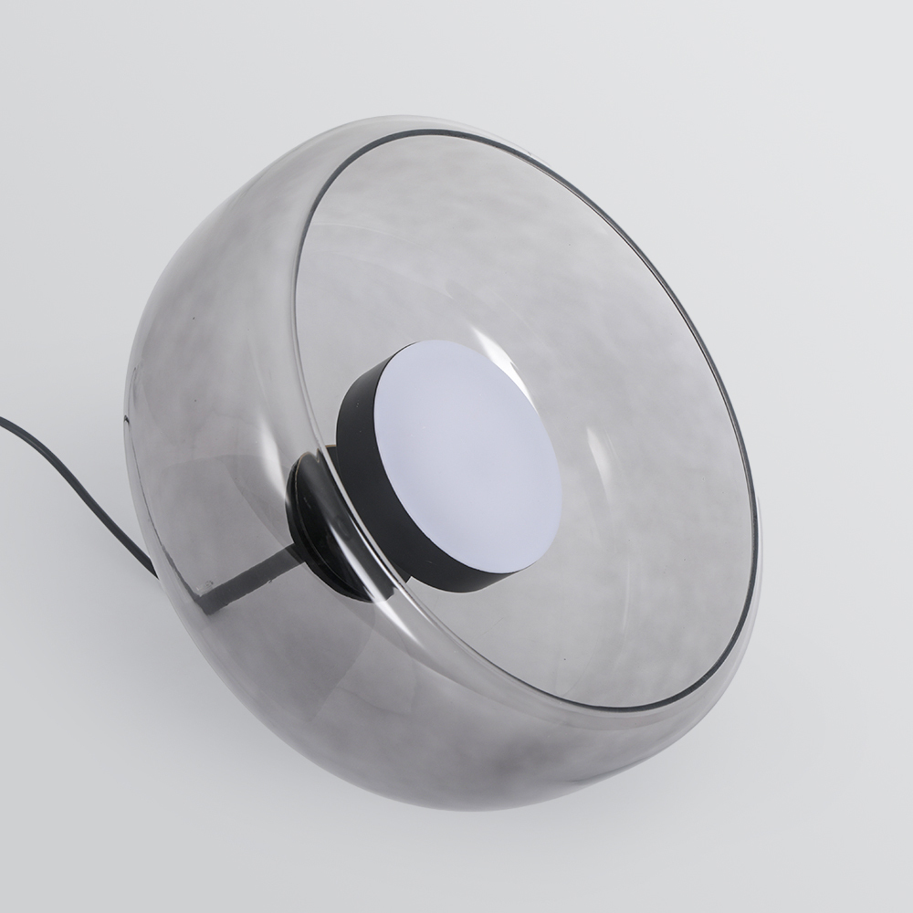 Hailie Retro LED Hanglampen Gouden Amber Metaal Glas Slaapkamer