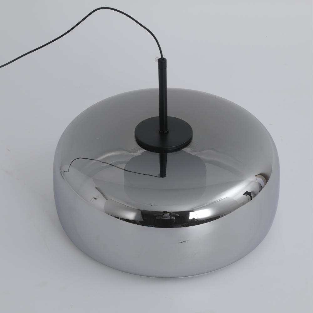 Hailie Retro LED Hanglampen Gouden Amber Metaal Glas Slaapkamer