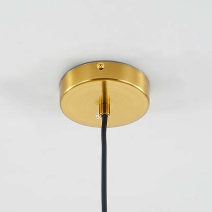 Hailie Modene Bol LED Hanglamp Metaal/Glas Helder/Amber Slaap/Eet/Woonkamer
