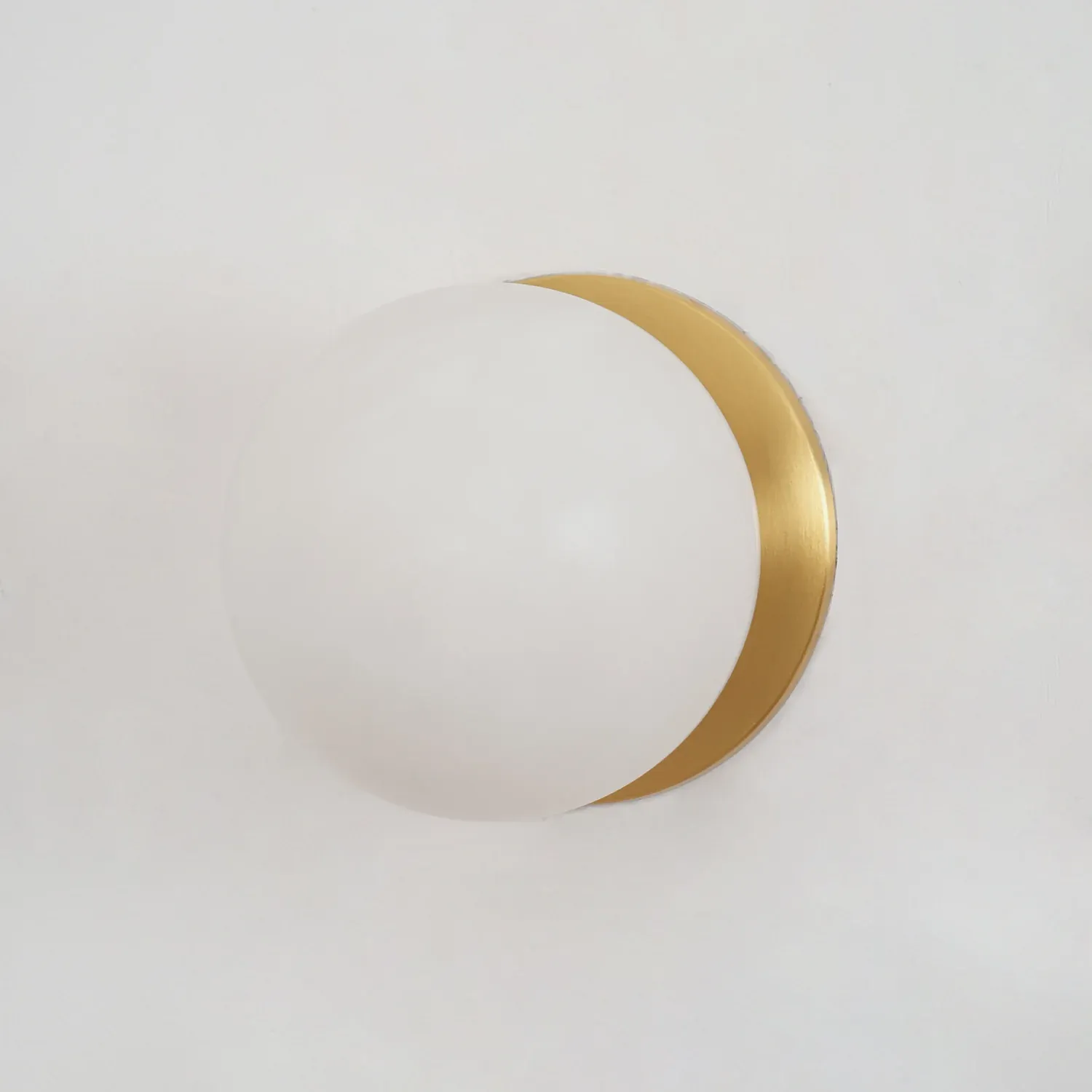 Jade Modern Round Mini Alabaster Wall Light Bedroom Hallway Living Room