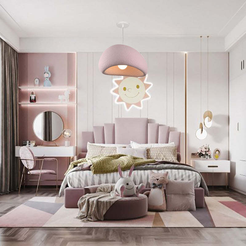 Byers Design LED Hanglamp Metaal/Acryl Grijs/Wit/Roze/Blauw Slaap/Eet/Woonkamer