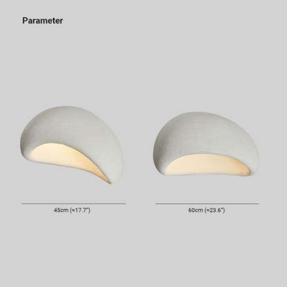 Byers Moderne LED Plafondlamp Wit/Grijs/Rood Hars Woonkamer