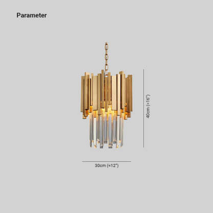 Kristy Moderne Design LED Hanglamp Metaal Crystal Woonkamer Keuken