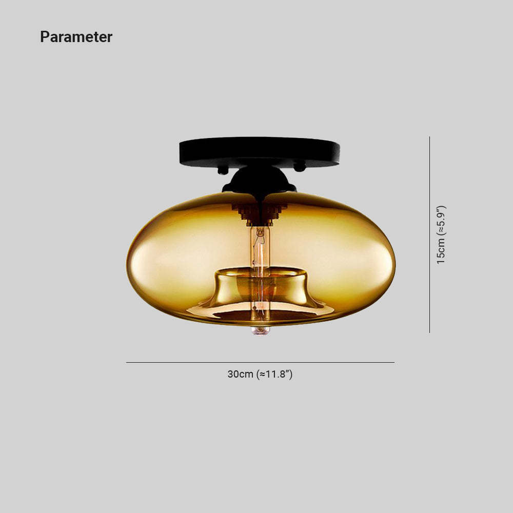 Sanna Industrie Design Globe LED Plafondlamp Glas Woonkamer