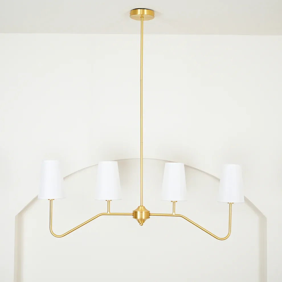 Alessio Vintage Klassiek Metaal Stof Hanglampen Lampenkap Woonkamer Eetkamer
