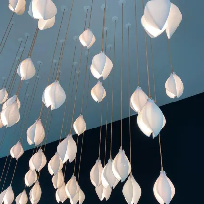 Carins Modern Unusual Ceramic Pendant Light Living Room Hallway